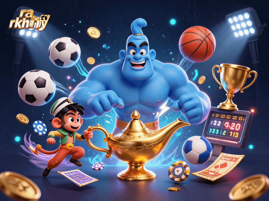 Experience thrilling action with ra khơi tv showcasing a dynamic scene filled with sports elements and vibrant characters.