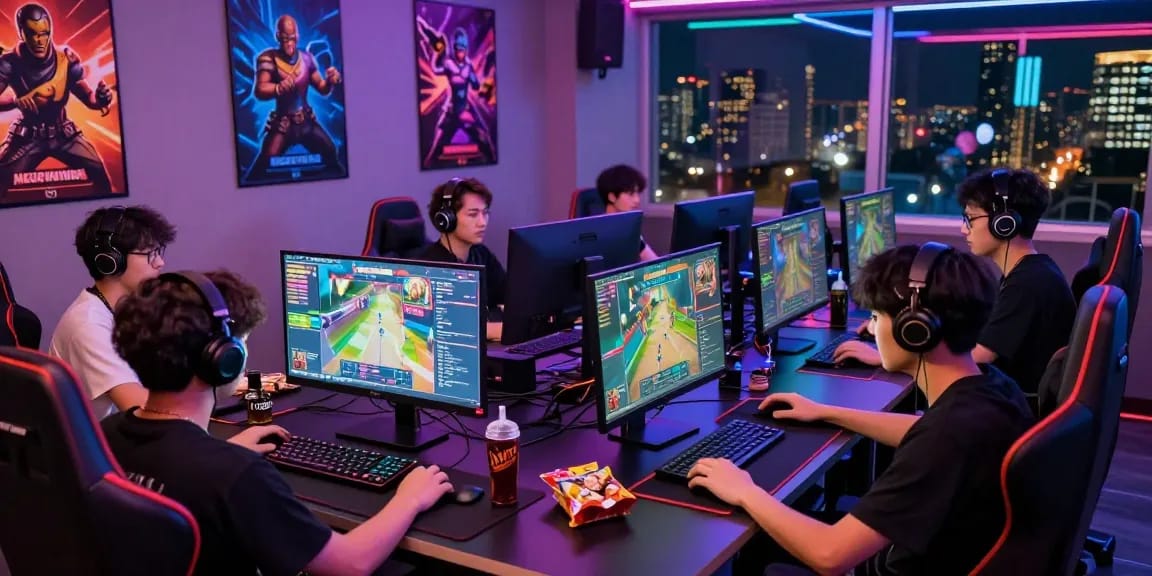 Komunitas gaming MEGAWIN88 yang dinamis dengan pengalaman bermain seru dan suasana ceria.