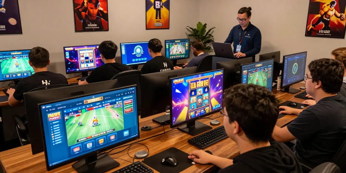 HM 88 online gaming experience with enthusiastic players enjoying various games in a vibrant, engaging atmosphere.