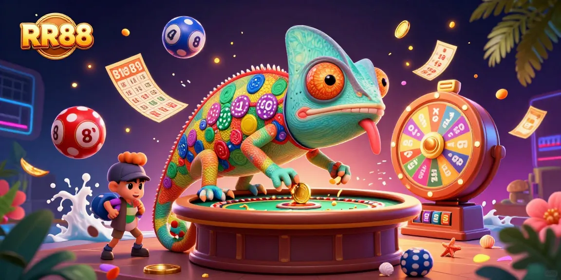 Experience excitement at RR88 with a chameleon casino owner and dynamic game elements.