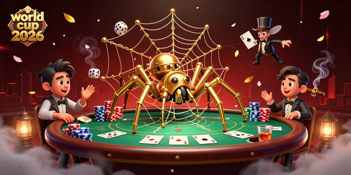 Engage with world cup 2026 action in a vibrant 3D casino scene filled with poker and excitement.