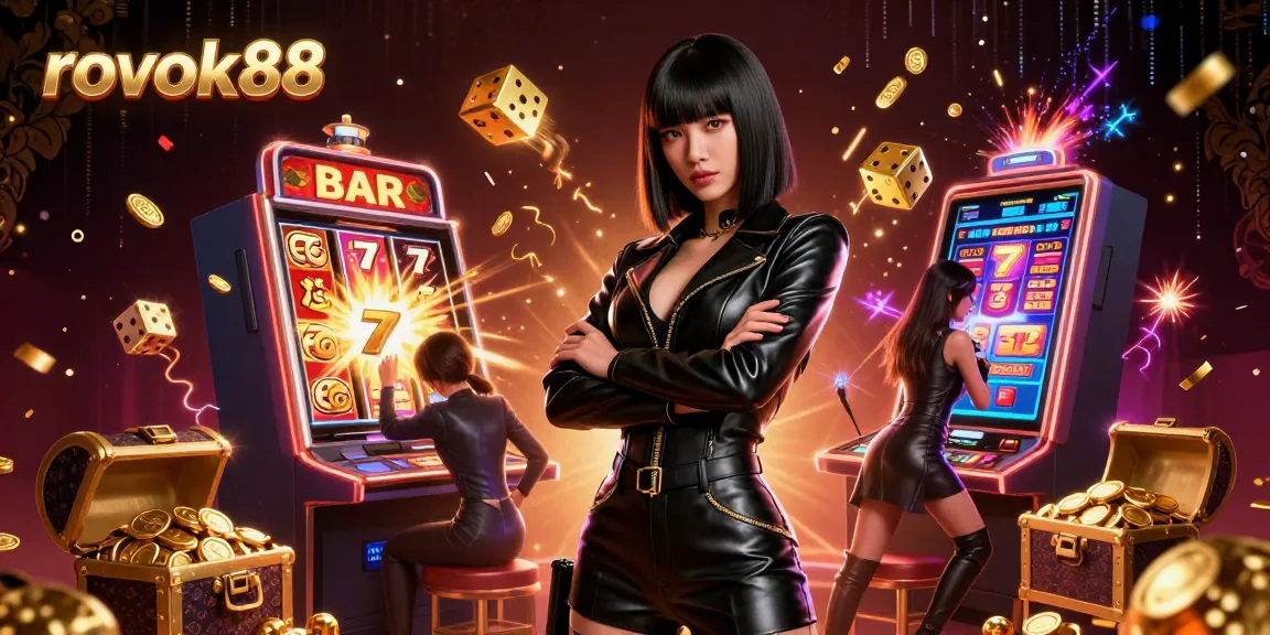 Engage in thrilling gameplay with rokok88's exciting slot machines and winning opportunities.