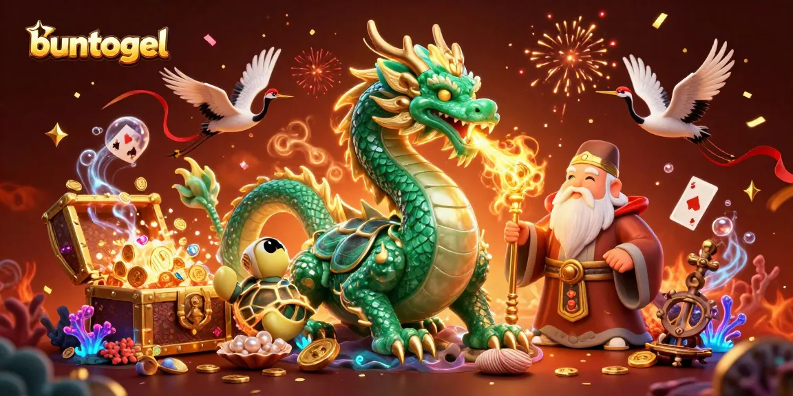 Experience the thrill of buntogel with winning strategies showcased in this lively 3D scene.