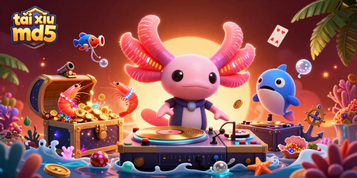 Spin to win with tài xỉu md5 in this vibrant, mesmerizing underwater casino scene