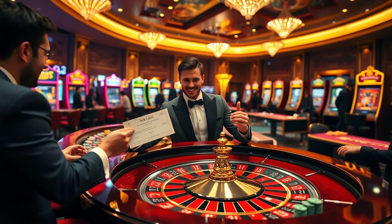 Engaging players at a luxurious KK55 casino roulette table full of excitement.