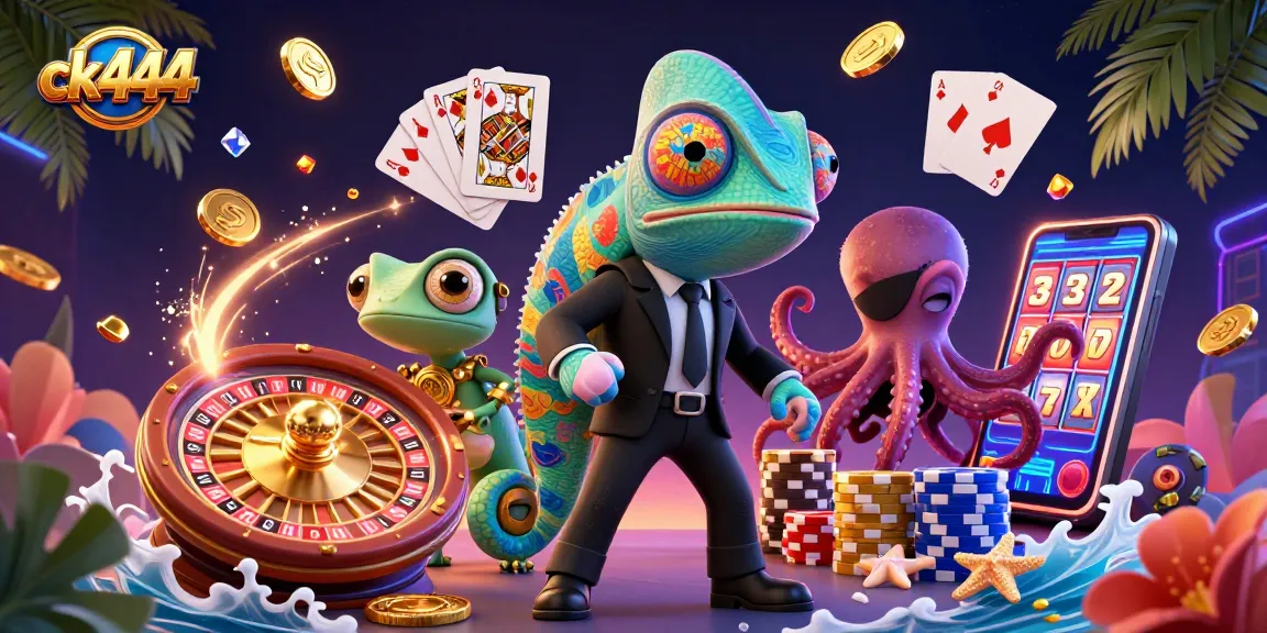 Spin and win at ck444 casino graphics with cash rewards and vibrant colors in 3D!