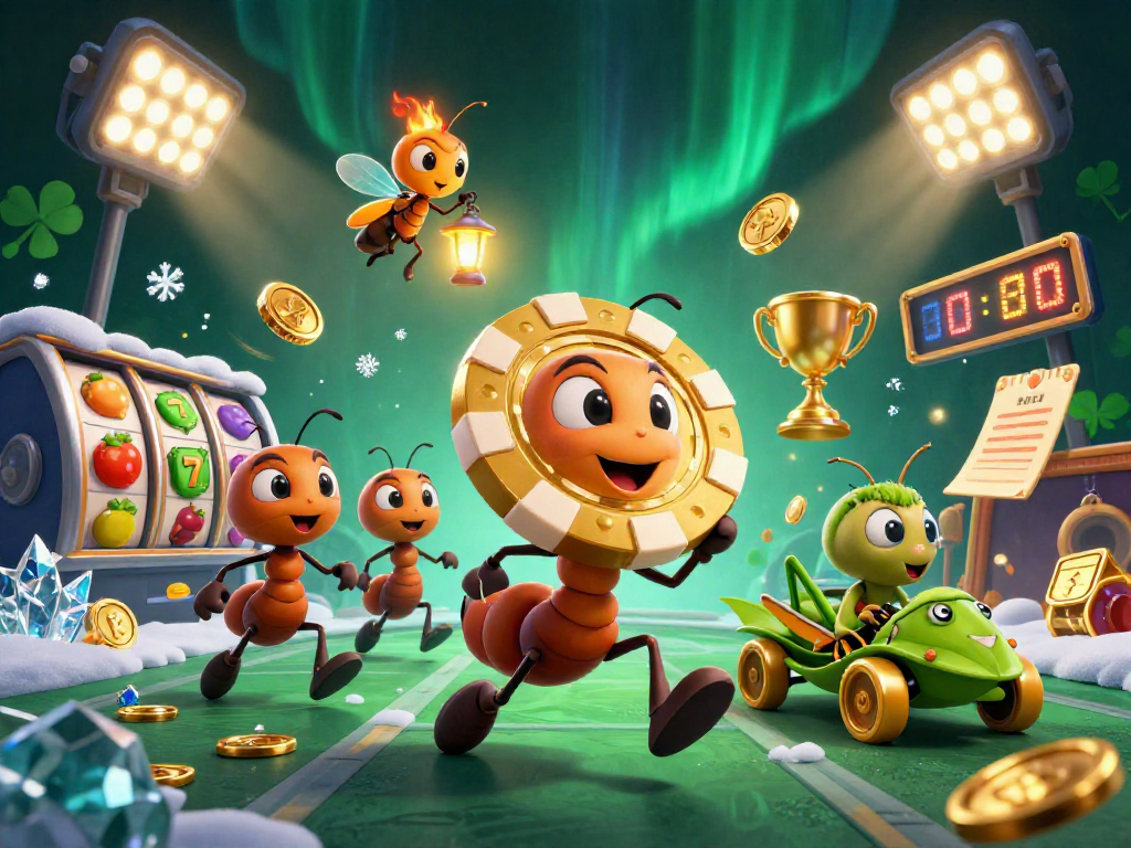 Experience thrilling gaming with SHBET's dynamic golden poker chip heist illustration.