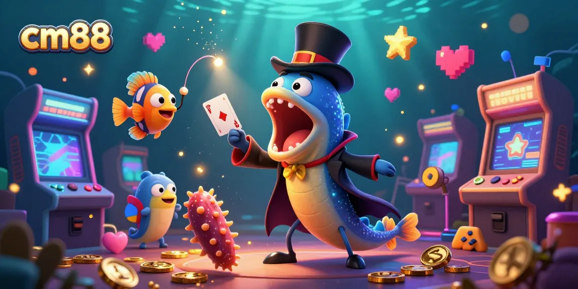 Experience interactive gambling delights at cm88 with vibrant characters and thrilling casino elements.