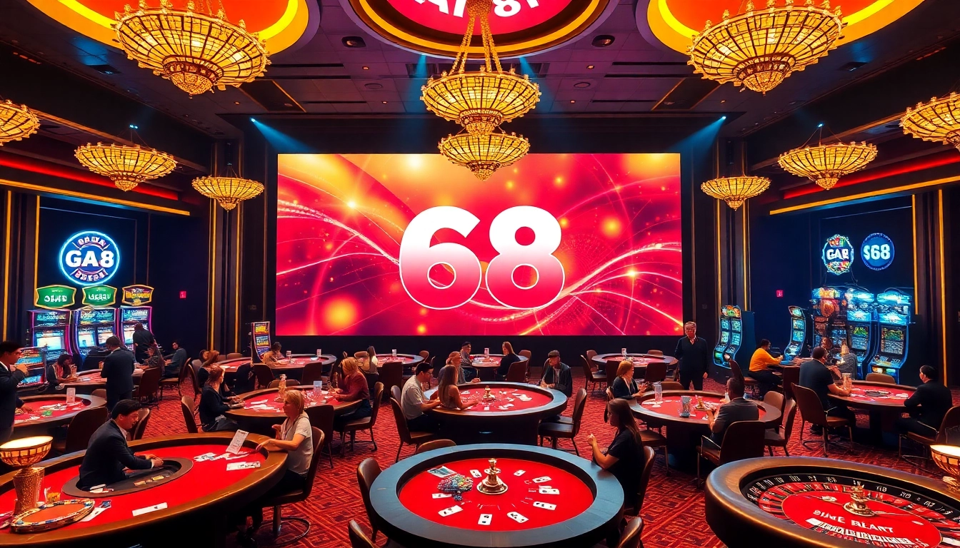 Experience the thrill at GA 88 casino with vibrant tables and exciting games.