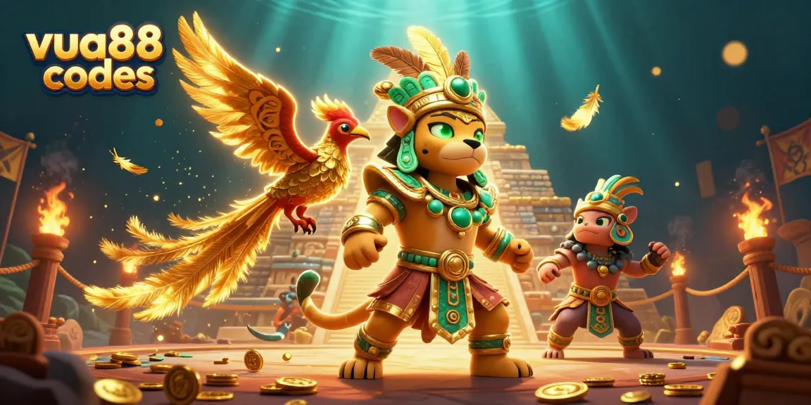 Engage with exciting gameplay at vua88 codes, showcasing a vibrant casino scene with characters and game elements.