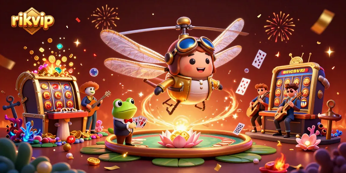 Experience the exciting world of rikvip casino with vibrant games and energetic characters.