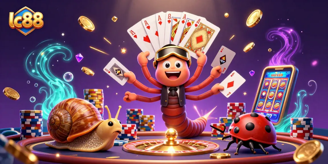Experience thrilling gameplay at lc 88 with a colorful, energetic casino scene showcasing dynamic characters and gaming elements.