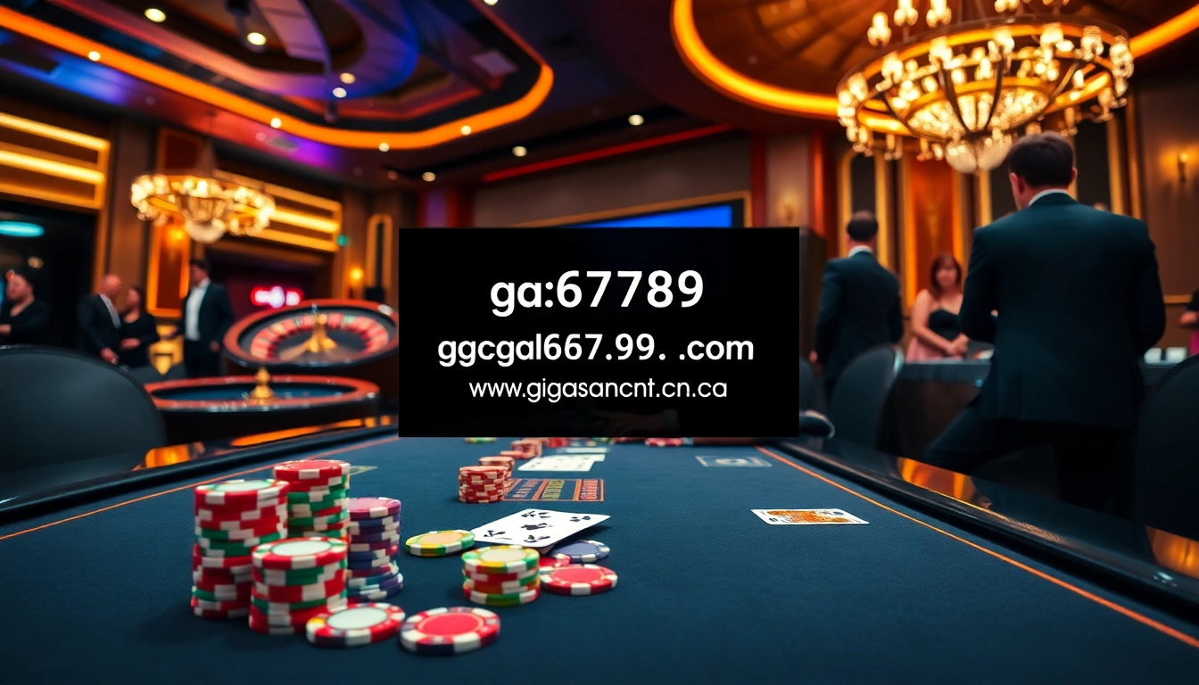 Experience the thrill of casino gaming with https://ga6789.cn.com, showcasing poker tables and vibrant roulette wheels.