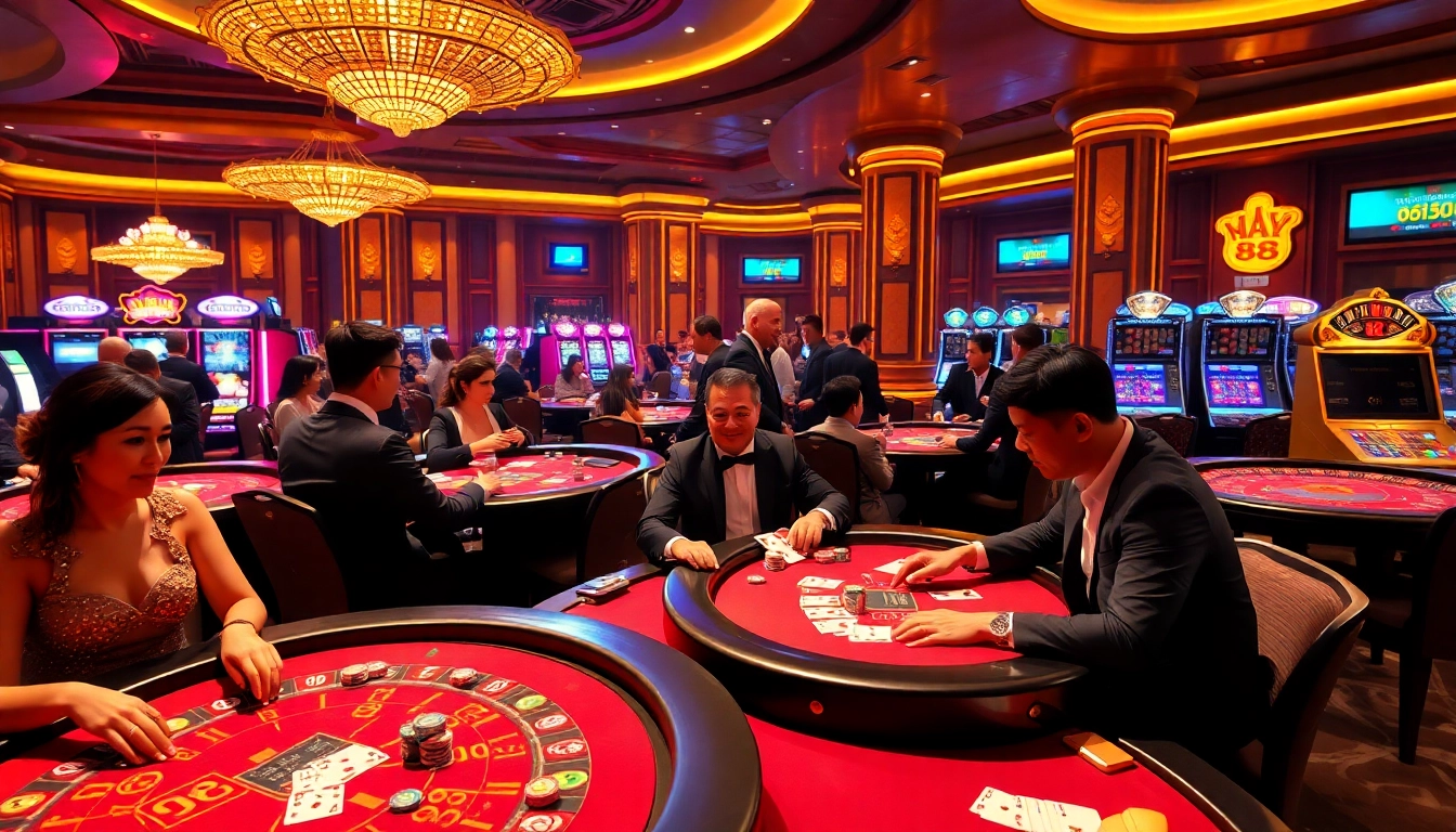 Experience excitement at HAY 88 with players enjoying thrilling casino games.