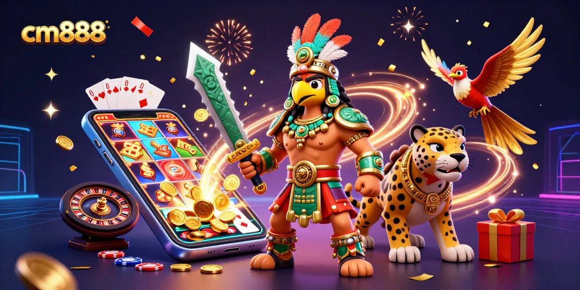Experience thrilling gameplay with cm888’s vibrant casino atmosphere, featuring heroes and gaming elements.