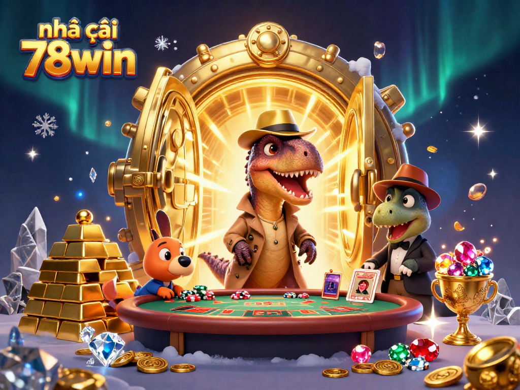 Experience thrilling action at nhà cái 78win with engaging characters at a high-stakes blackjack table.