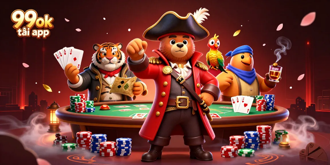 Engage in thrilling gameplay with 99ok tải app featuring pirates and poker extravaganza.