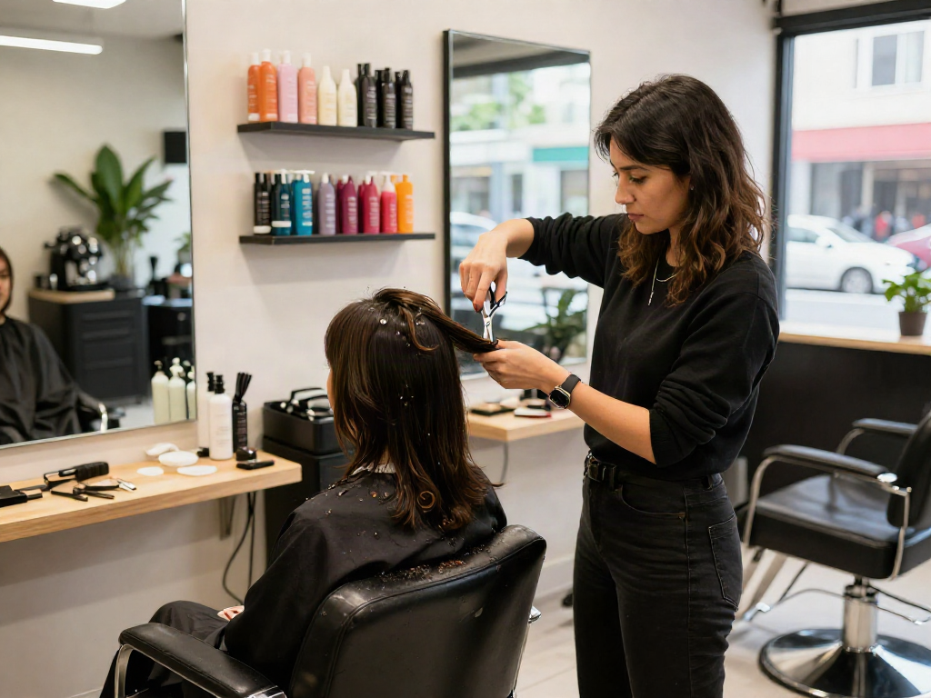 Experience stylish hair transformation at https://carbonegroupparrucchieri.it/ with expert stylists in a vibrant salon atmosphere.
