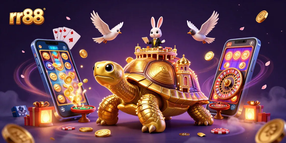 Experience thrilling casino action at rr88 with vibrant gaming elements and dynamic characters.