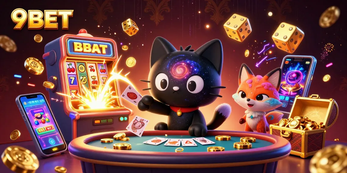 Experience thrilling gaming adventures with 9BET as a cosmic cat pulls in jackpots!