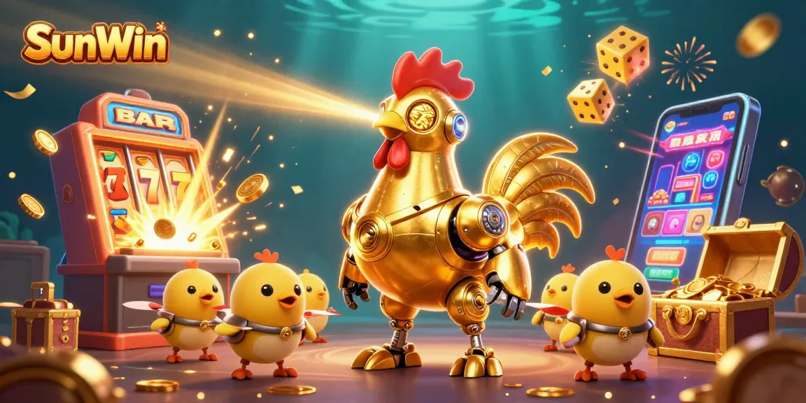 SunWin offers an exciting jackpot experience with dynamic slot machines and colorful casino elements.