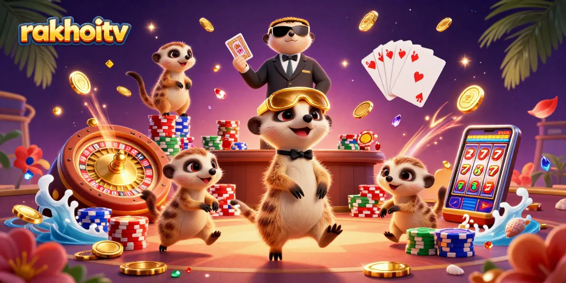 Experience the excitement of rakhoitv with meerkats leading a vibrant casino operation.