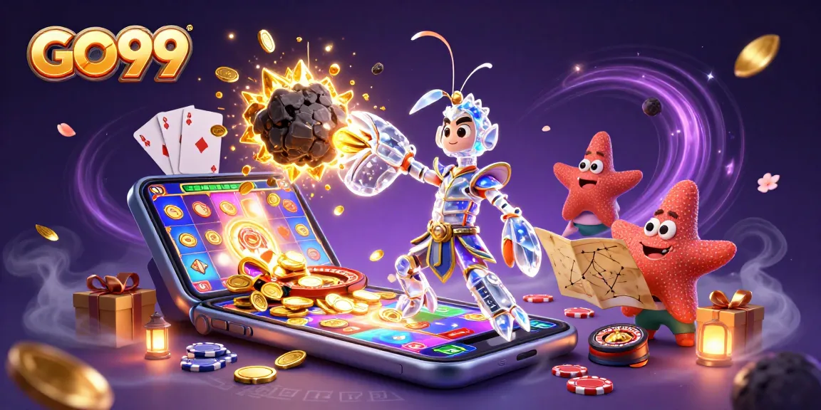Engage with GO99's thrilling gambling universe featuring vibrant games and dynamic action.