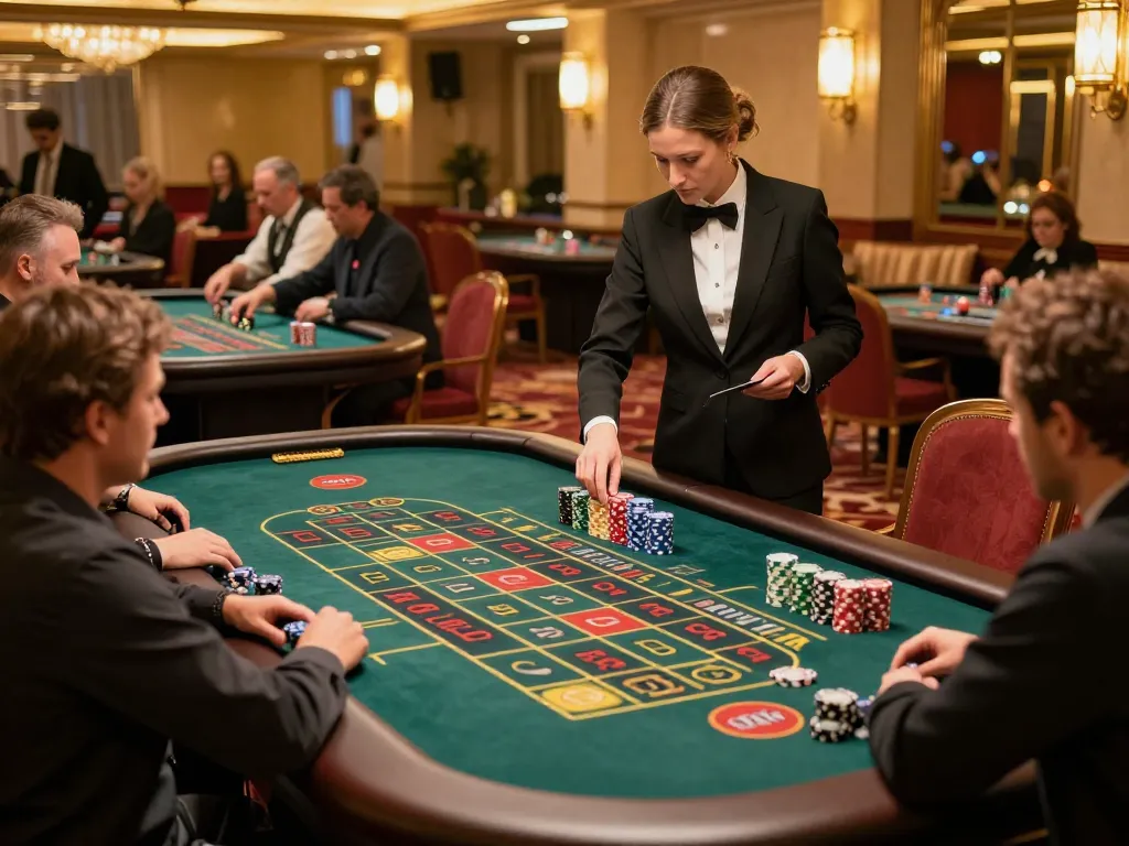 Players enjoying roulette at 789win casino, creating an engaging gambling atmosphere