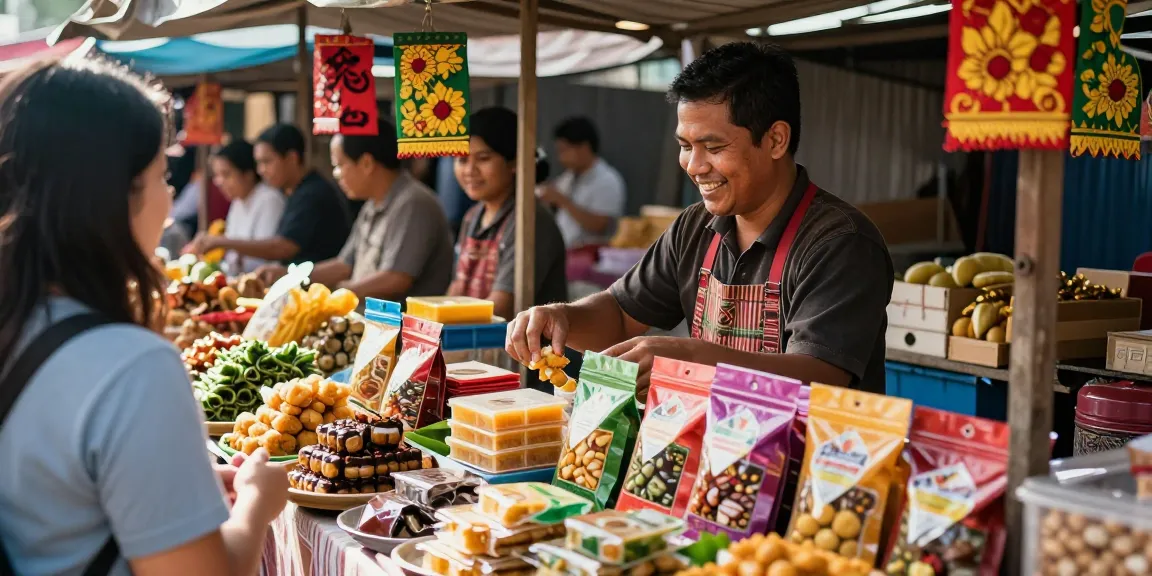 rokok88 unique Indonesian snacks packaged beautifully, capturing traditional flavors and vibrant culture