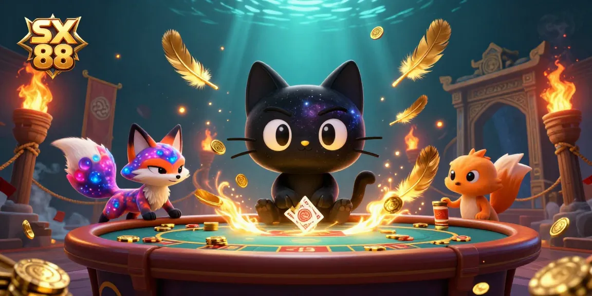 SX 88 players engage in thrilling cosmic casino action with colorful characters and dynamic elements.
