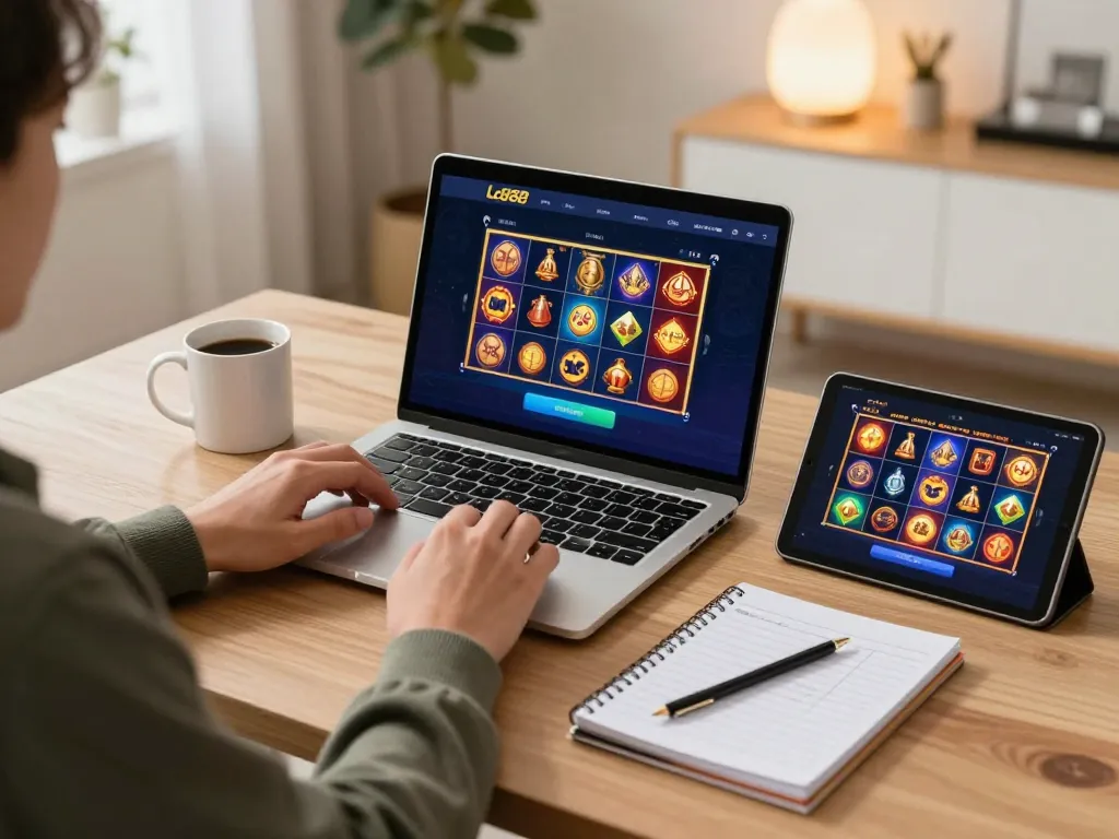 Engaging session using the lc88app for online casino gaming with strategy notes.