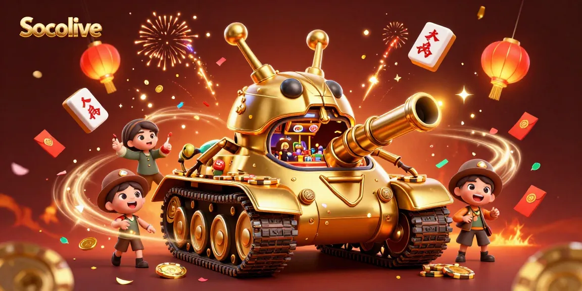 Socolive showcases live sports betting excitement with vivid casino elements and gold confetti.