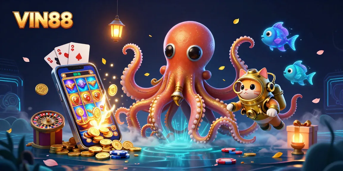 Engage in unforgettable gameplay at VIN88 with immersive casino elements and vibrant details.