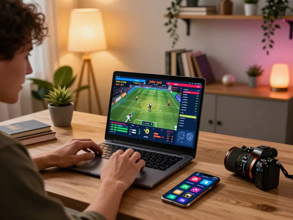 Engaged user placing strategic bets on 13win's online gambling platform