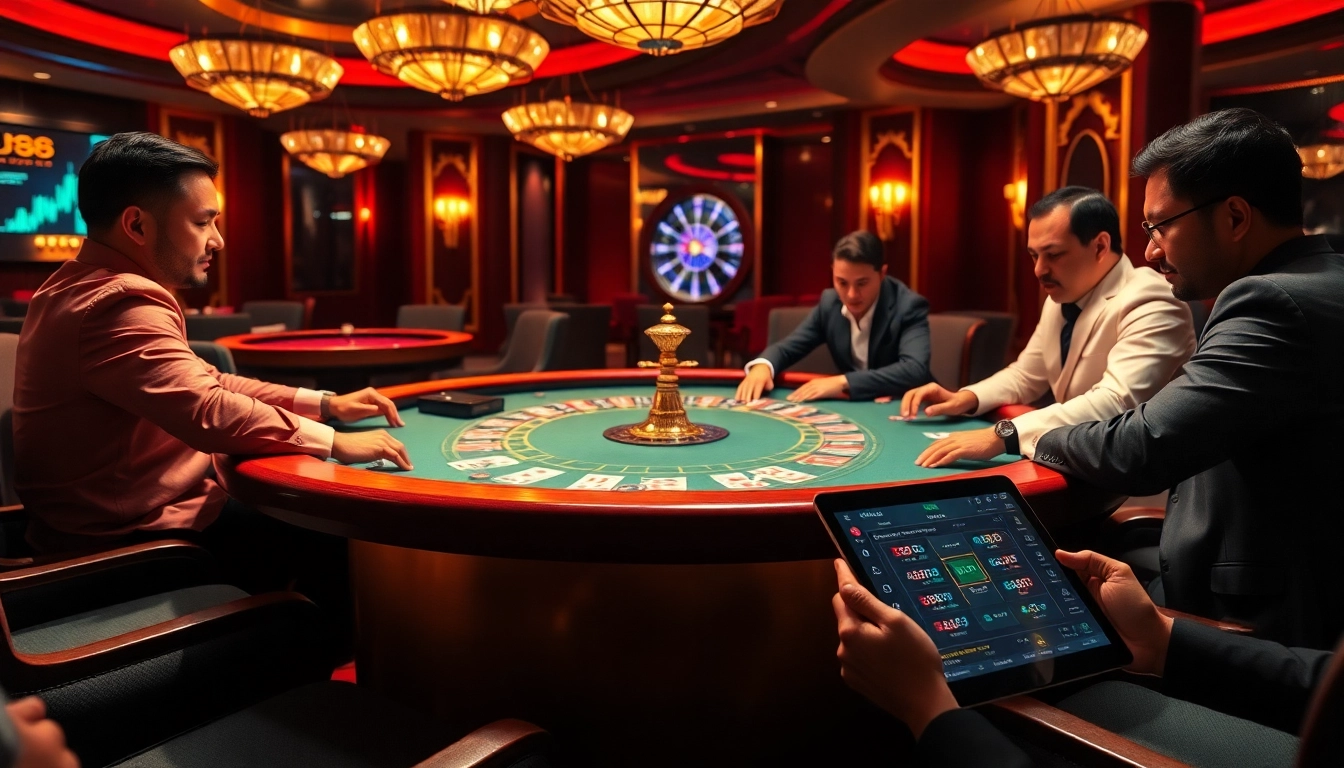 Experience high-stakes excitement at U88’s luxurious casino with vibrant poker play.