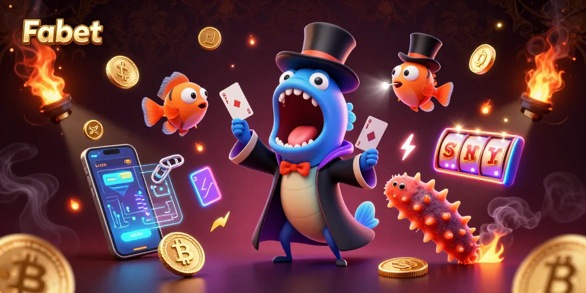 Fabet showcases a magical casino scene with deep-sea creatures performing enchanting tricks.