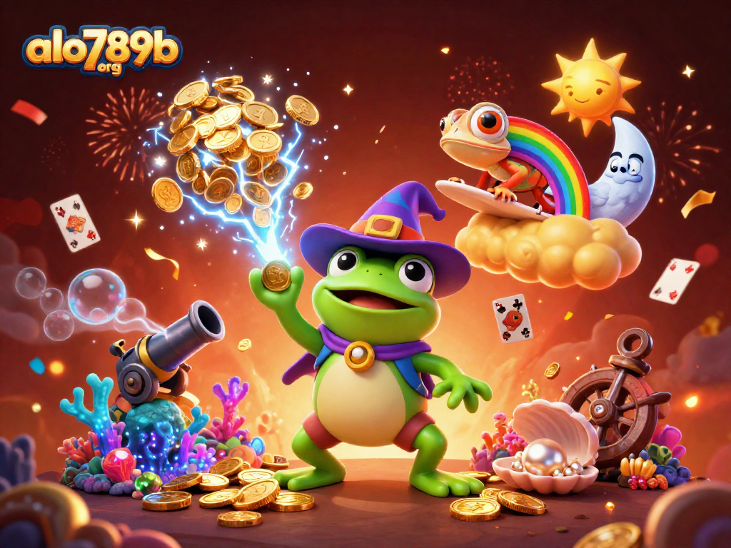 Experience the adventure of winning at alo789b org with vibrant characters and dynamic casino elements.