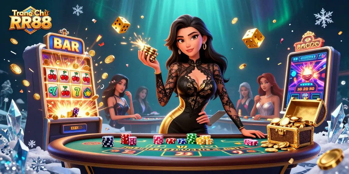 Experience thrilling gaming at Trang Chủ RR88 with high-stakes baccarat and glamorous players.